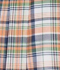 Roundtree & Yorke Long Sleeve Large Plaid Oxford Sport Shirt