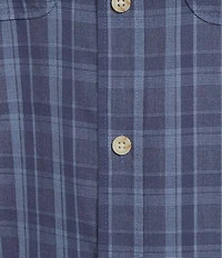 Roundtree & Yorke Long Sleeve Large Plaid Sport Shirt