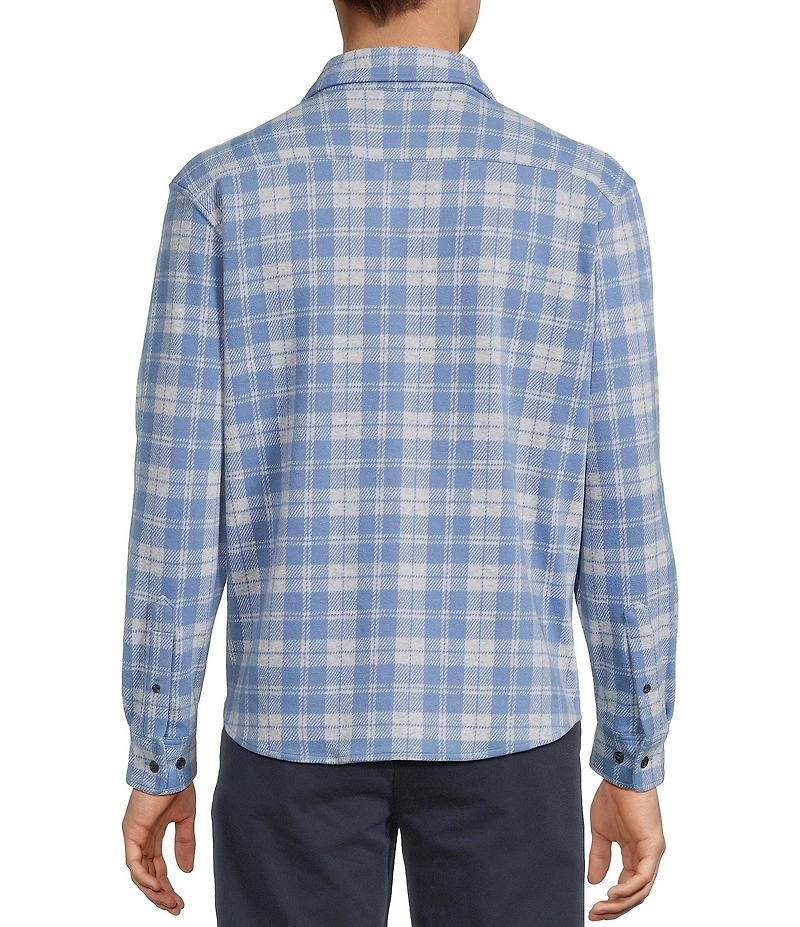 Roundtree & Yorke Long Sleeve Medium Plaid Button Front Shirt