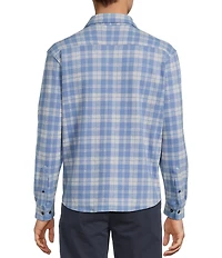 Roundtree & Yorke Long Sleeve Medium Plaid Button Front Shirt