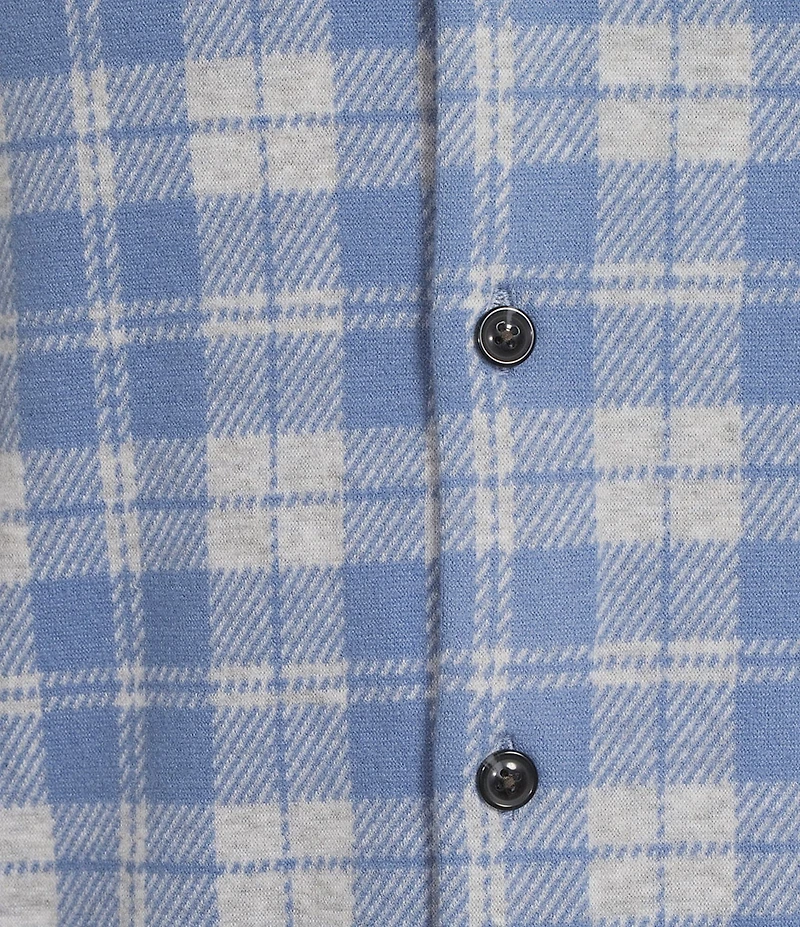 Roundtree & Yorke Long Sleeve Medium Plaid Button Front Shirt