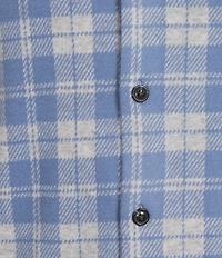 Roundtree & Yorke Long Sleeve Medium Plaid Button Front Shirt