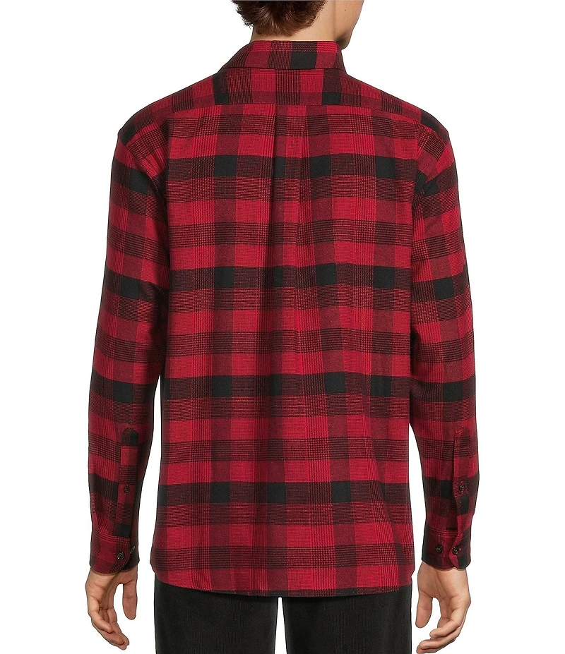 Roundtree & Yorke Plaid Portuguese Flannel Sport Shirt