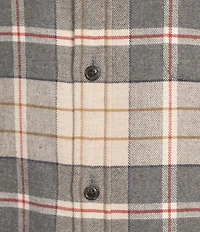 Roundtree & Yorke Long Sleeve Medium Plaid Portuguese Flannel Sport Shirt
