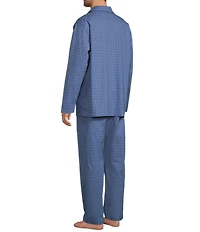 Roundtree & Yorke Long-Sleeve Pajama Top & Pajama Pants Set