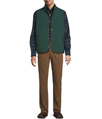 Roundtree & Yorke Long Sleeve Performance Large Plaid Flannel Sport Shirt