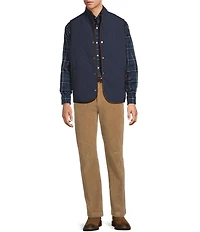Roundtree & Yorke Long Sleeve Performance Large Plaid Flannel Sport Shirt