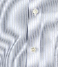 Gold Label Roundtree & Yorke Long Sleeve Pin Stripe Button Down Collar Shirt