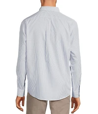 Gold Label Roundtree & Yorke Long Sleeve Pin Stripe Button Down Collar Shirt