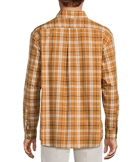 Roundtree & Yorke Long Sleeve Soft Touch Medium Plaid Sport Shirt