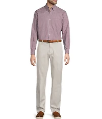 Roundtree & Yorke Long Sleeve Soft Touch Small Plaid Sport Shirt
