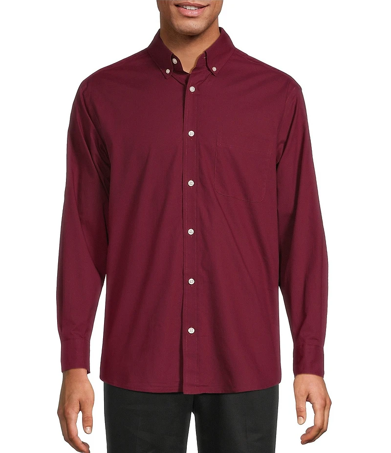 Roundtree & Yorke Long Sleeve Soft Touch Solid Sport Shirt