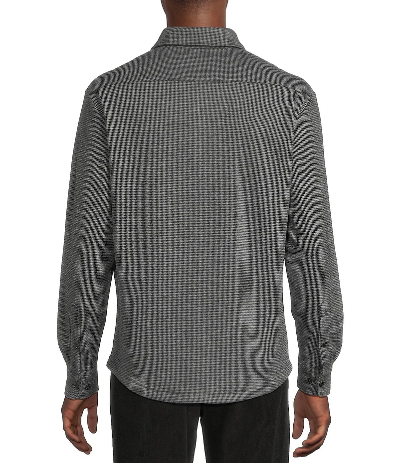 Roundtree & Yorke Long Sleeve Solid Button Front Shirt