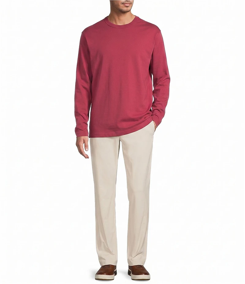 Roundtree & Yorke Long Sleeve Solid Heavyweight Tee