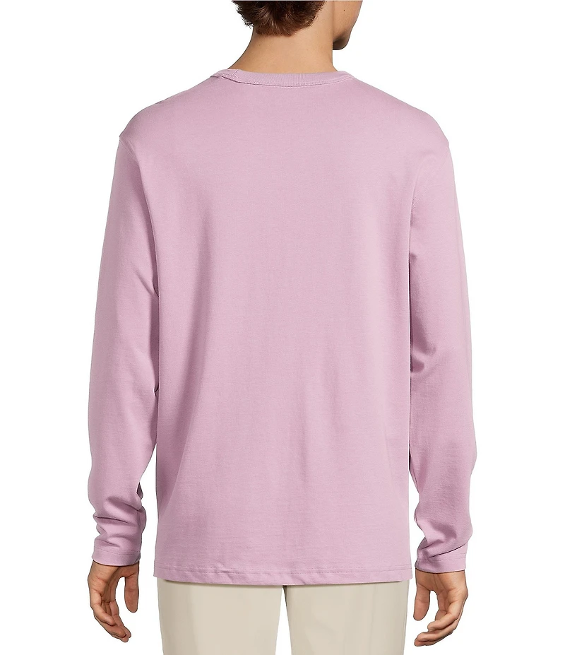 Roundtree & Yorke Long Sleeve Solid Heavyweight Tee