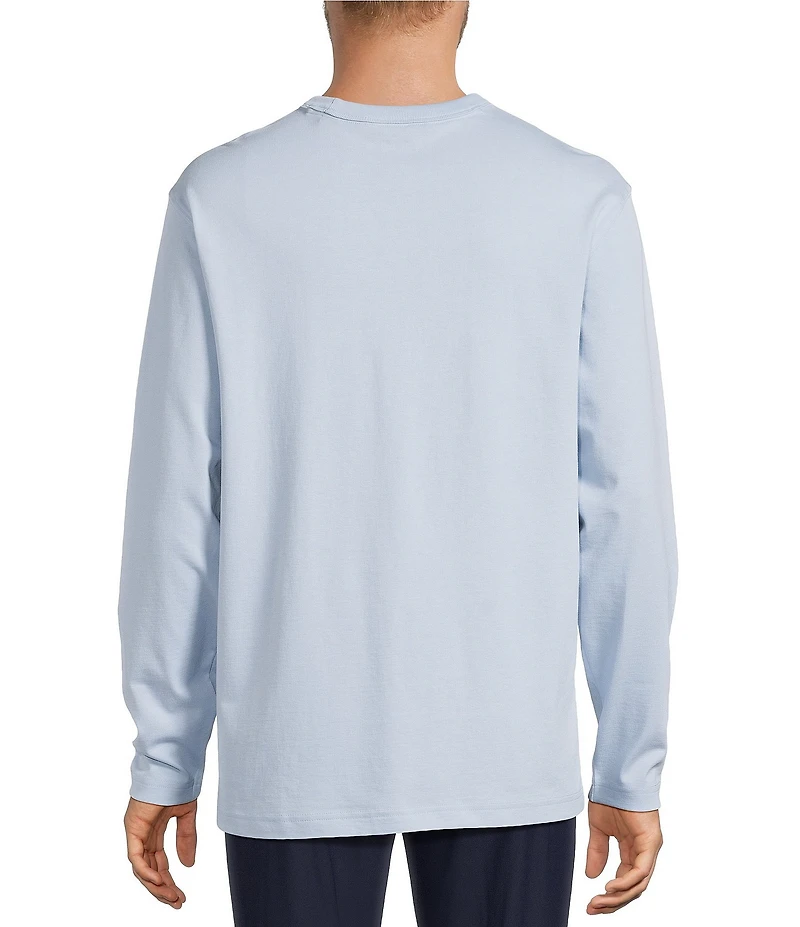 Roundtree & Yorke Long Sleeve Solid Heavyweight Tee