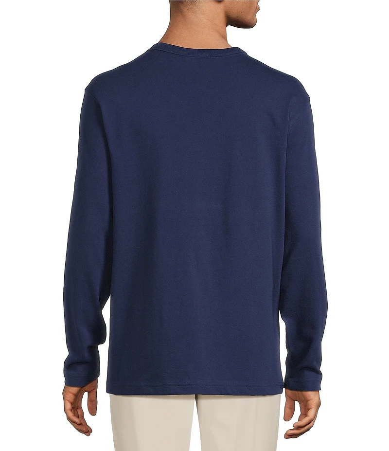 Roundtree & Yorke Long Sleeve Solid Heavyweight Tee