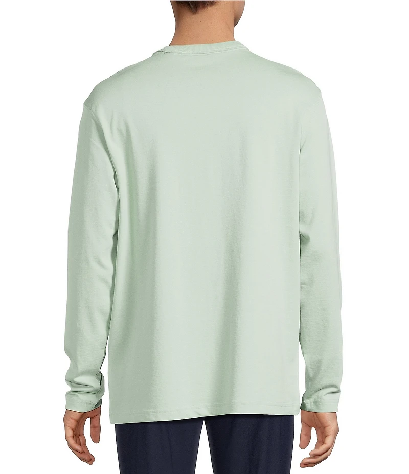 Roundtree & Yorke Long Sleeve Solid Heavyweight Tee