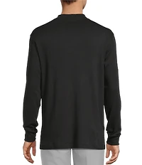 Roundtree & Yorke Long Sleeve Solid Mock Neck Pullover