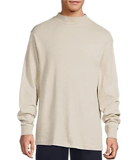 Roundtree & Yorke Long Sleeve Solid Mock Neck Pullover