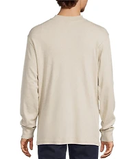 Roundtree & Yorke Long Sleeve Solid Mock Neck Pullover