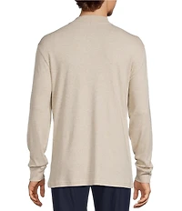 Roundtree & Yorke Long Sleeve Solid Mock Neck Pullover