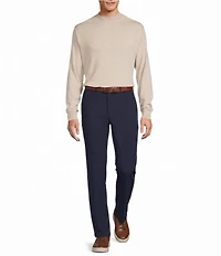 Roundtree & Yorke Long Sleeve Solid Mock Neck Pullover