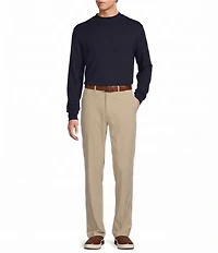 Roundtree & Yorke Long Sleeve Solid Mock Neck Pullover
