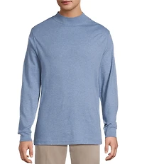 Roundtree & Yorke Long Sleeve Solid Mock Neck Pullover