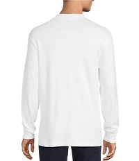 Roundtree & Yorke Long Sleeve Solid Mock Neck Pullover