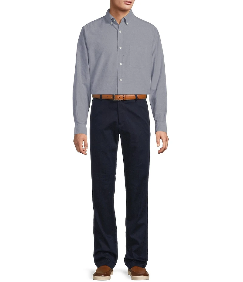 Roundtree & Yorke Solid Oxford Sport Shirt