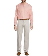 Roundtree & Yorke Long Sleeve Solid Oxford Sport Shirt