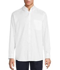 Roundtree & Yorke Long Sleeve Solid Oxford Sport Shirt