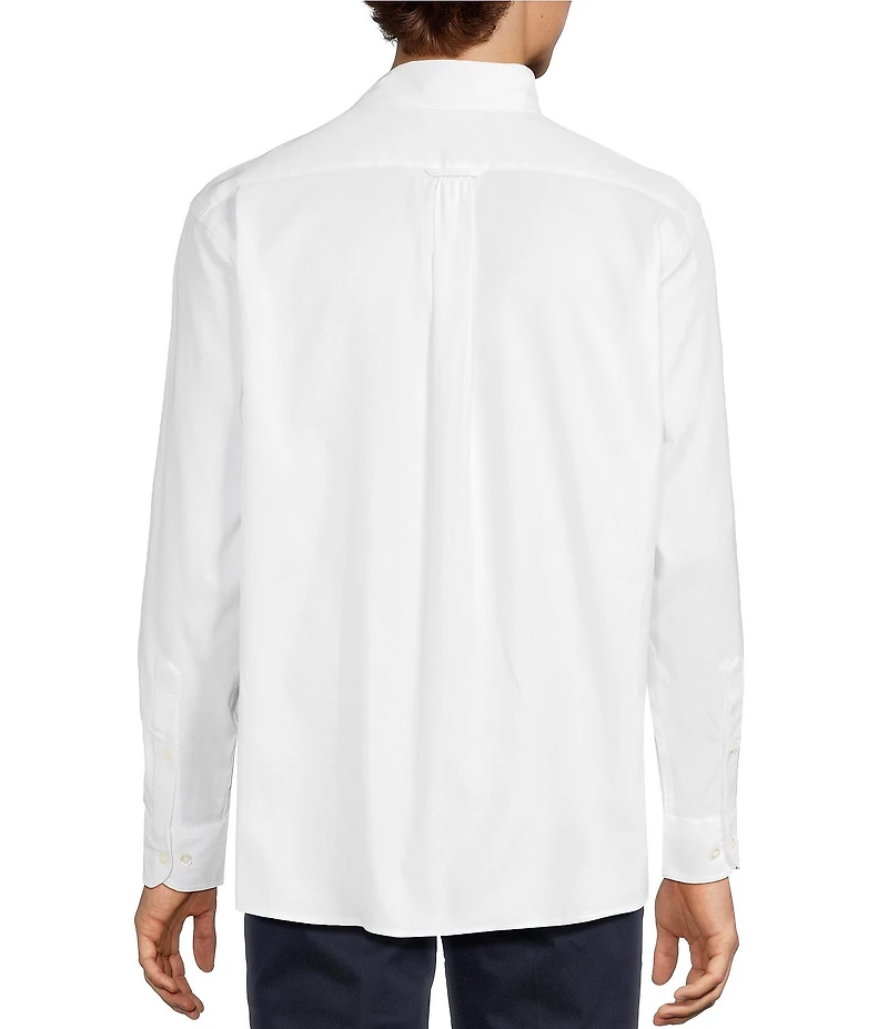 Roundtree & Yorke Long Sleeve Solid Oxford Sport Shirt