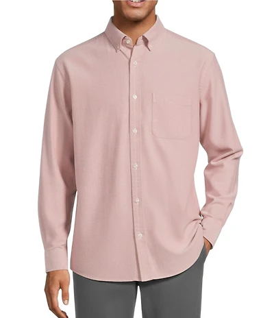 Roundtree & Yorke Solid Oxford Sport Shirt