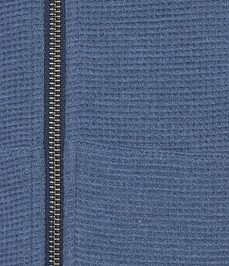 Roundtree & Yorke Long Sleeve Solid Textured Full Zip