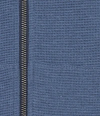 Roundtree & Yorke Long Sleeve Solid Textured Full Zip