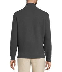 Roundtree & Yorke Long Sleeve Solid Textured Full Zip