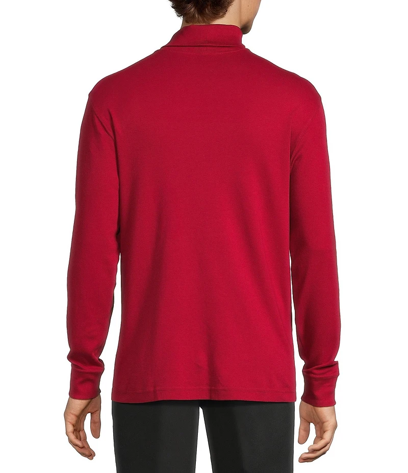 Roundtree & Yorke Long Sleeve Solid Turtle Neck Pullover