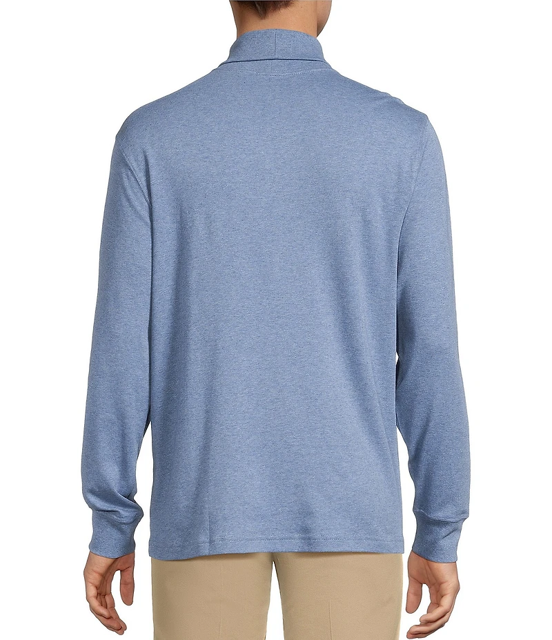 Roundtree & Yorke Long Sleeve Solid Turtle Neck Pullover