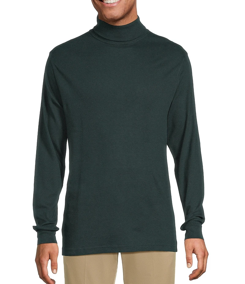 Roundtree & Yorke Long Sleeve Solid Turtle Neck Pullover