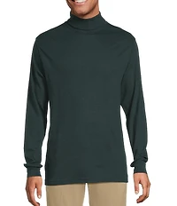 Roundtree & Yorke Long Sleeve Solid Turtle Neck Pullover