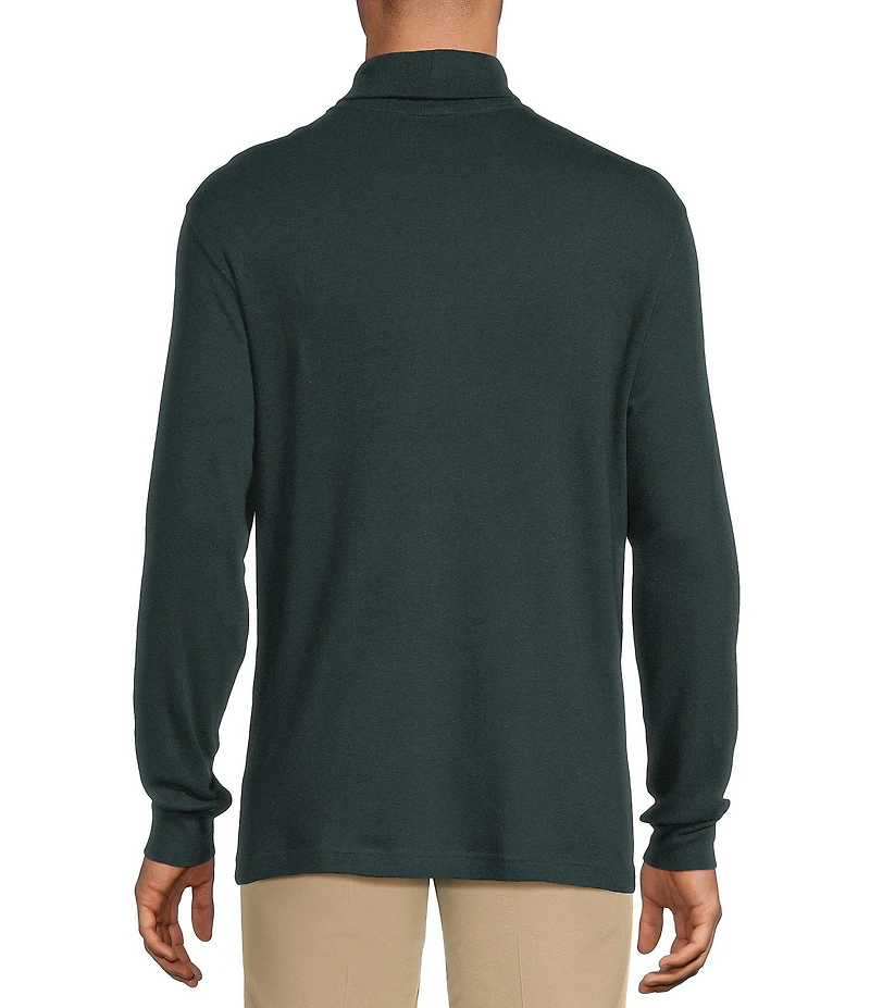 Roundtree & Yorke Long Sleeve Solid Turtle Neck Pullover