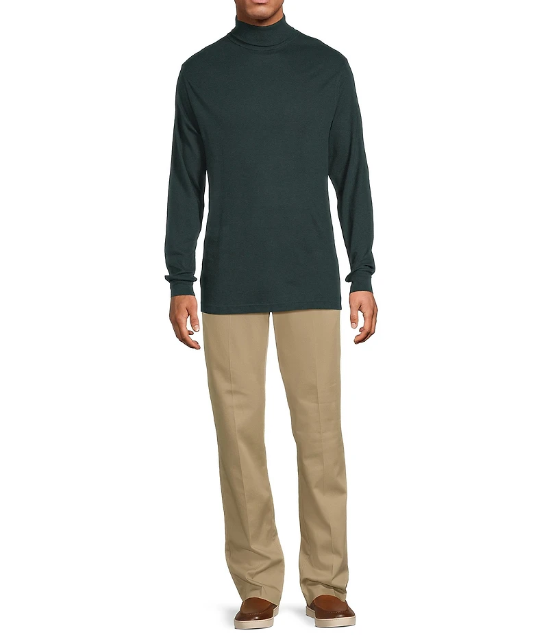 Roundtree & Yorke Long Sleeve Solid Turtle Neck Pullover