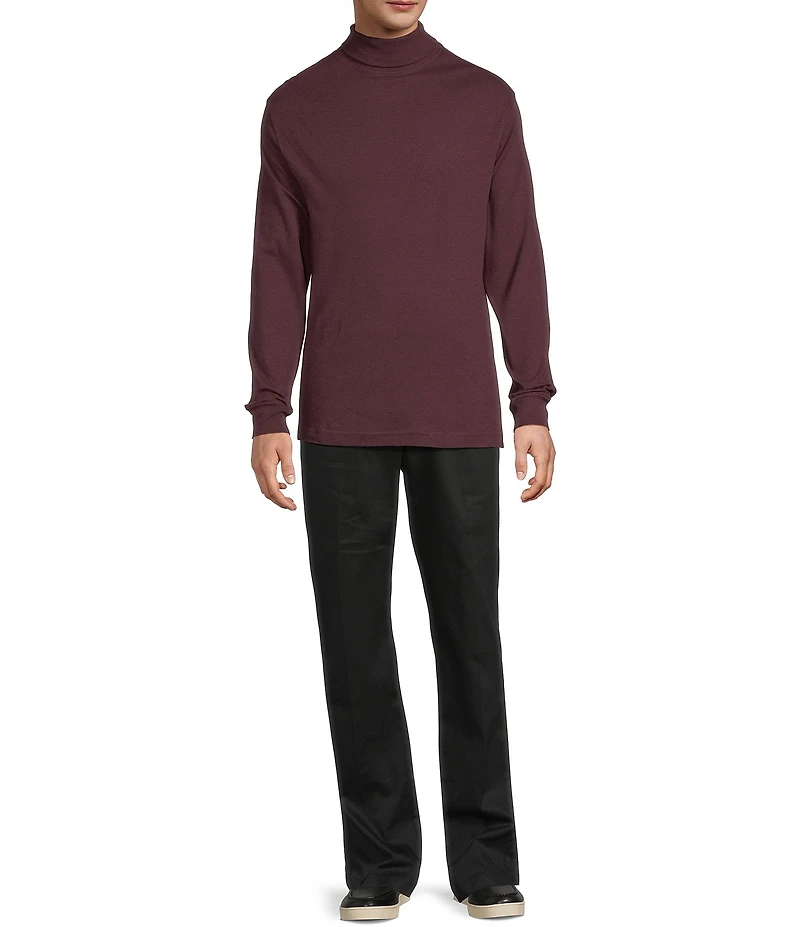 Roundtree & Yorke Long Sleeve Solid Turtle Neck Pullover