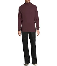 Roundtree & Yorke Long Sleeve Solid Turtle Neck Pullover