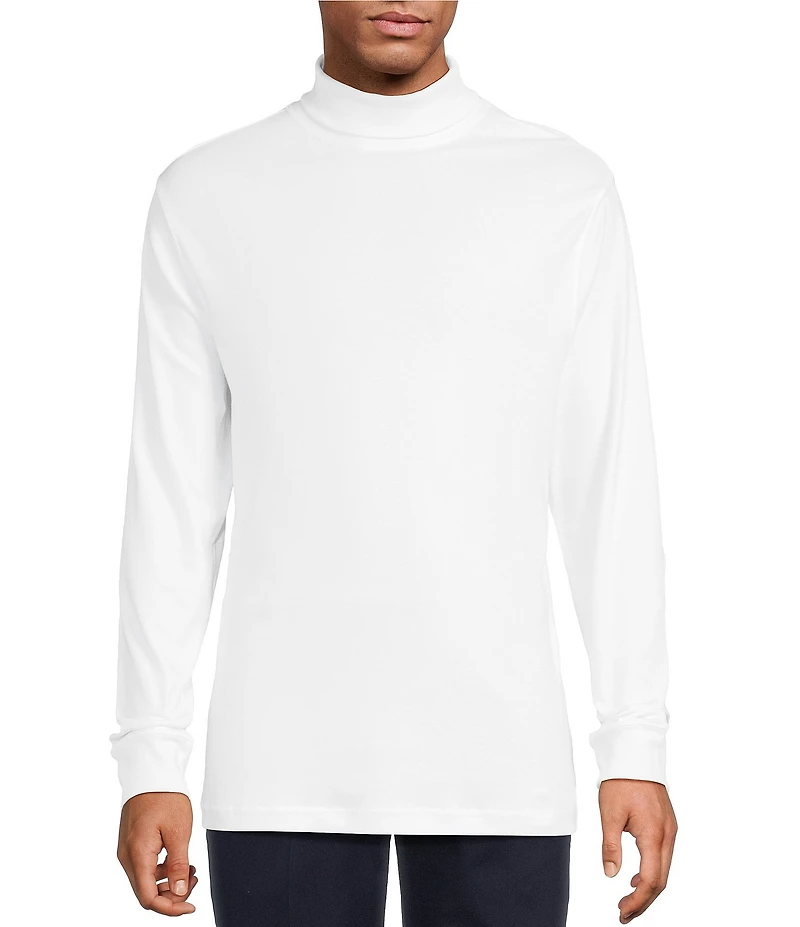 Roundtree & Yorke Long Sleeve Solid Turtle Neck Pullover