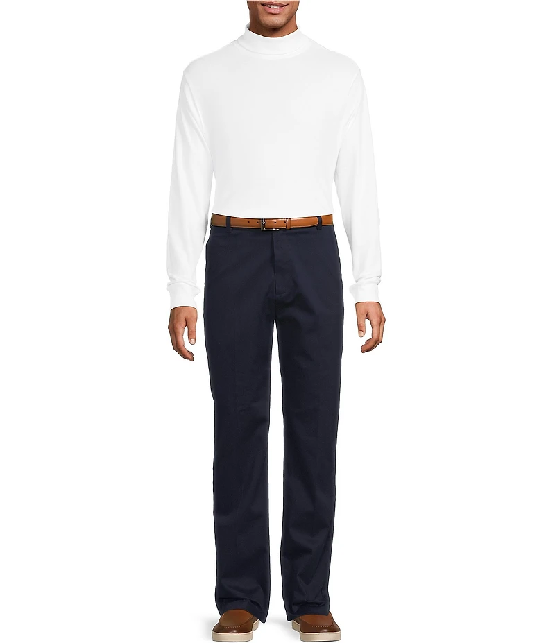 Roundtree & Yorke Long Sleeve Solid Turtle Neck Pullover
