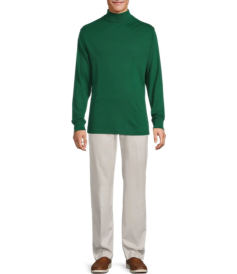 Roundtree & Yorke Long Sleeve Solid Turtle Neck Pullover