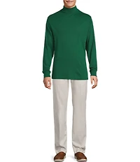 Roundtree & Yorke Long Sleeve Solid Turtle Neck Pullover